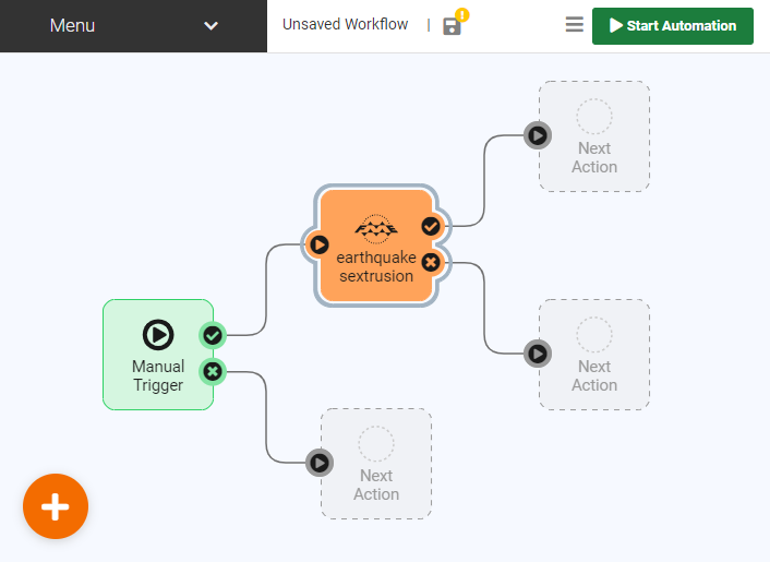 A Workspace Action has been added